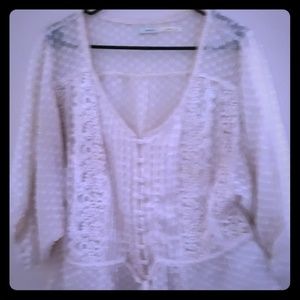 Sheer boho blouse